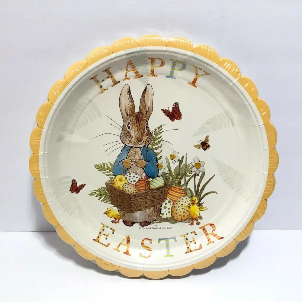Beatrix Potter Peter Rabbit 12 Paper Plates & 20 Napkins Easter Party Meri Meri